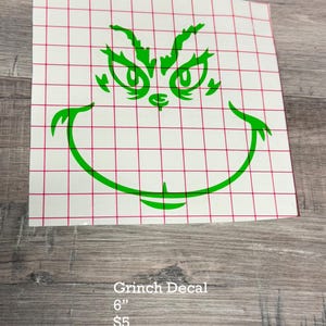 Grinch Decal