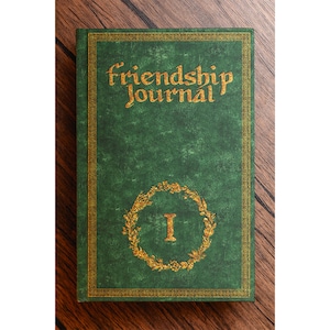 Friendship Journal: Volume I - Hard Cover, Connect with family and friends, Journal with Questions and Activities