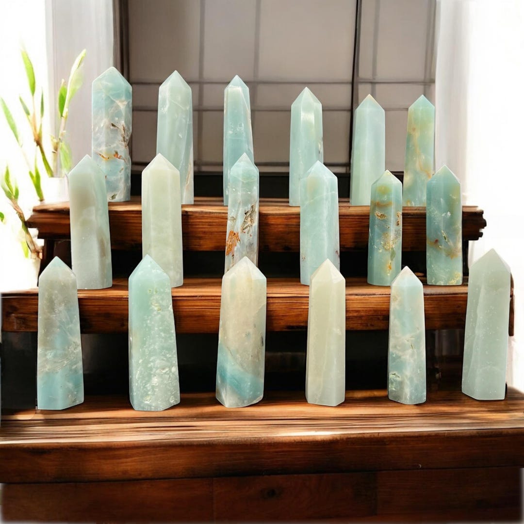 67G Natural Citrine Quartz Crystal Stone Point Tower Obelisk Wand - Foto 6