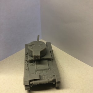 1:56  Russian T-26 tank assembled 3D resin print.