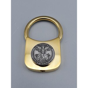 United States Space Command - Token Lock Keychain - US Military