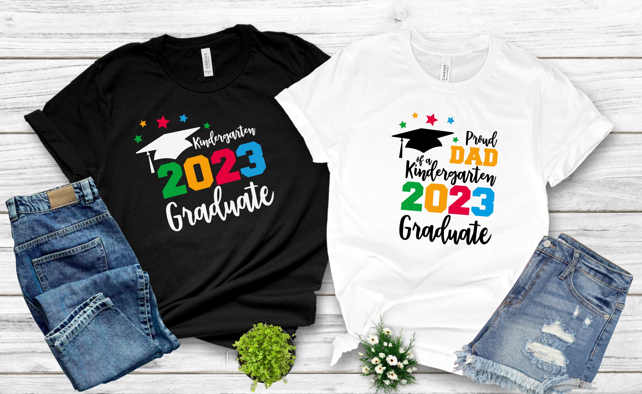 Custom 2024 Kindergarten Family Shirts, Family Graduation Shirts, Kindergarten Shirt, Kindergarten Graduation,Kindergarten Graduation Shirt