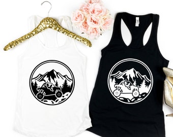 Side By Side Riding Dirty 4x4 T-Shirt, Family Matching Shirts, Adventure Tee, Life is Better Offroad T-shirt, ATV Four Wheeling Tee