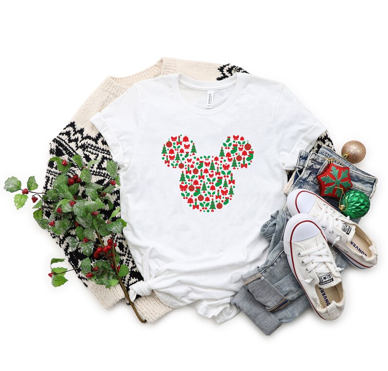 Disney Couples Mickey and Minnie Christmas Tshirt,christmas Family