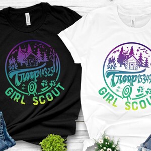 Girl Scouts T-Shirt, Girl Scout Tee,Funny Camping Tee,Family Camping Tee,Happy Campers T,Funny Summer Camping Gift,Camping Buddies