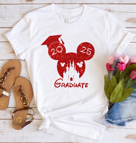 Disney Graduation Shirt, Disney 2025 Graduation Shirts,Disney Senior  Shirt,Mickey Graduate Shirt,Disney Family Graduation Shirts