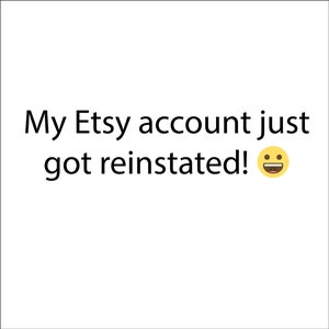 My Etsy account just got reinstated! :) - classic tee