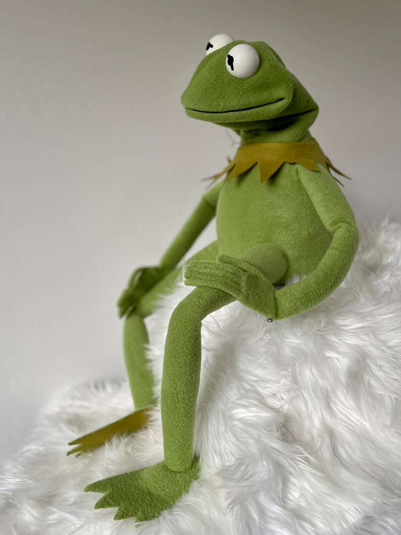 Kermit the Frog Puppet Replica Hand Puppet Muppet 11 Etsy