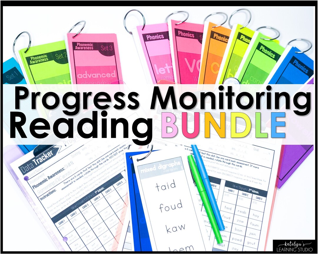 Reading Progress Monitoring Data Tracker, Reading Intervention Data