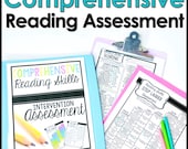 Reading Assessment for Reading Intervention and Homeschool Reading, First Grade or Second Grade Assessment, 1st Grade Reading Learn to Read