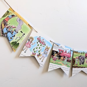 Die kleine Maschine, die Seitengirlande, Kinderparty Banner, Schlafzimmerdekoration buchen könnte