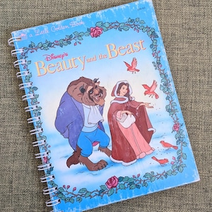 Repurposed Golden Book Notebook, Doodle Book Stationary, Journal