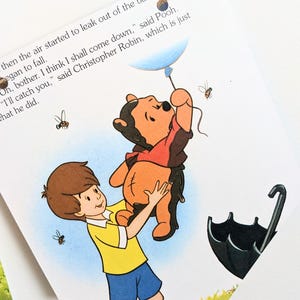 Winnie the Pooh and the Honey Tree Garland: Upcycled Golden Book Party