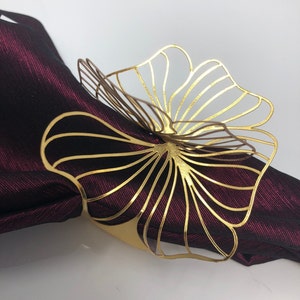 Stiefmütterchen Serviettenring / Serviettenverpackung für Hochzeit, Jubiläum: SVG für Cricut, Laser, Schneidemaschinen