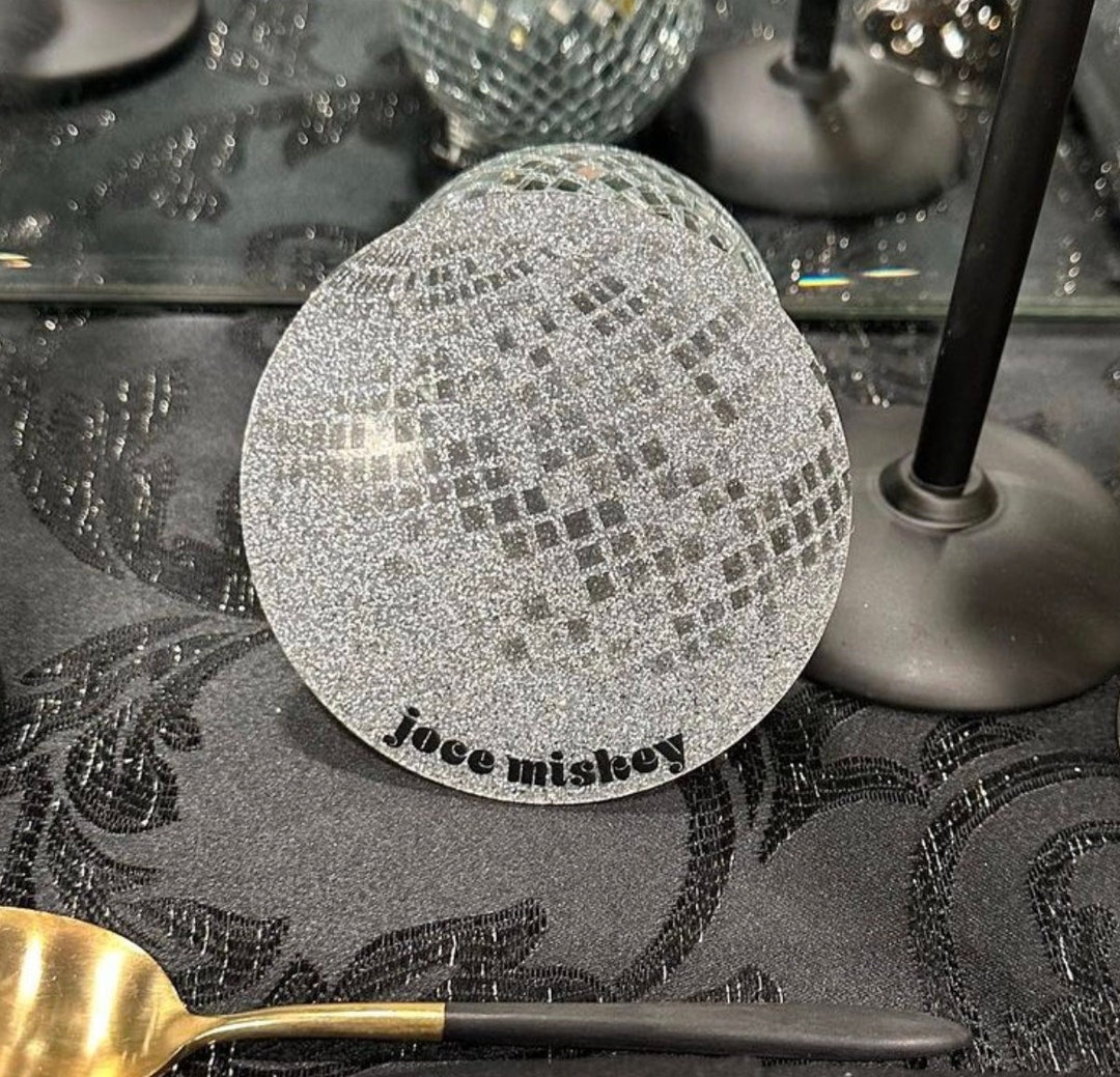 Disco Ball Coaster / Disco Ball Ornament / Disco Ball Coaster SVG for Cricut, Laser, Print