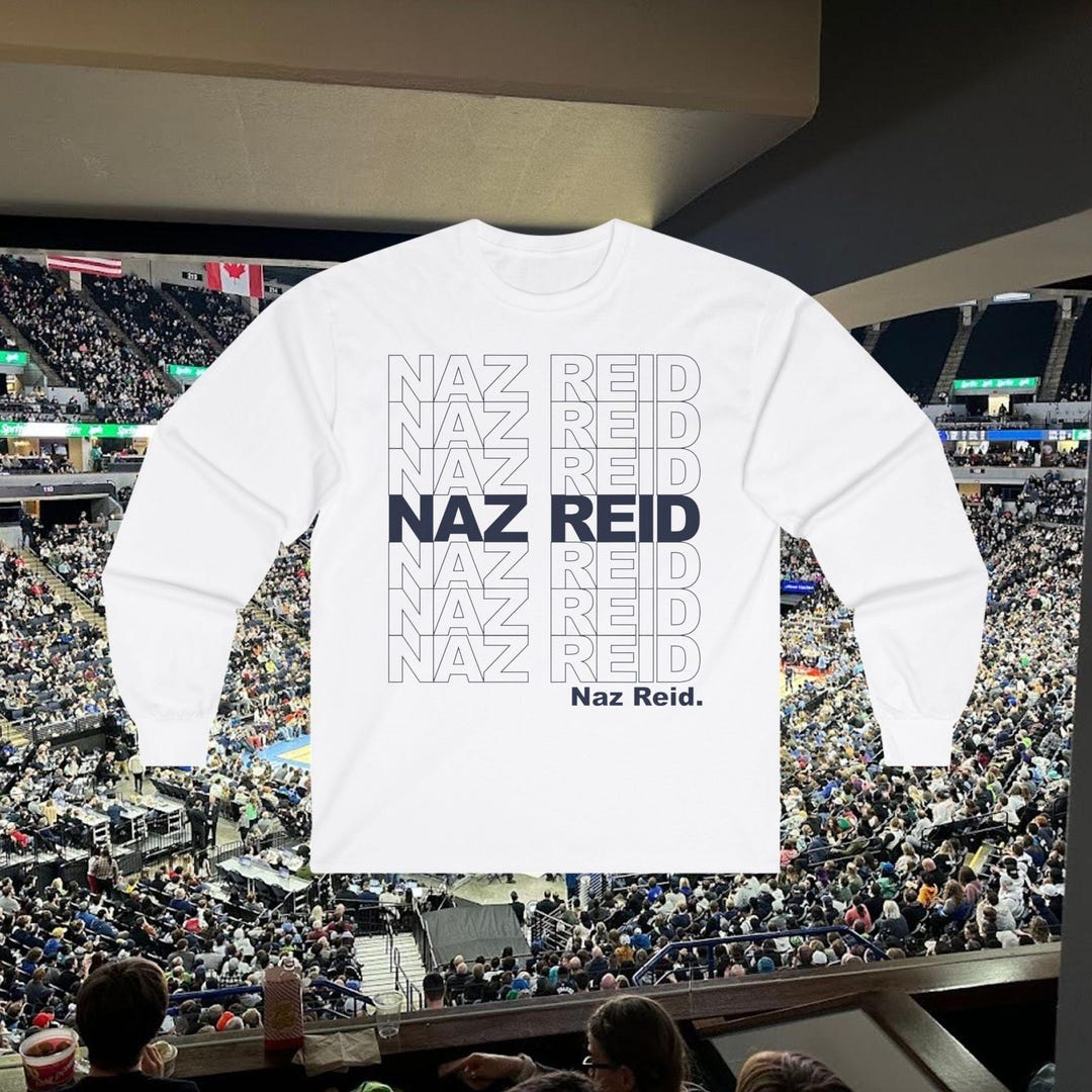 Naz Reid? Naz Reid. (naz Reid) - Classic Long Sleeve T-shirt (blue on ...