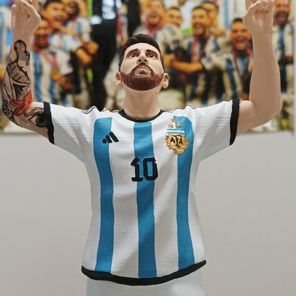 Lionel Messi 3D STL file - Lionel Messi Argentina figure - 3D Printer