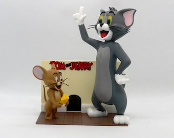 Fichier STL 3D Tom And Jerry - Figurine Tom And Jerry - Imprimante 3D