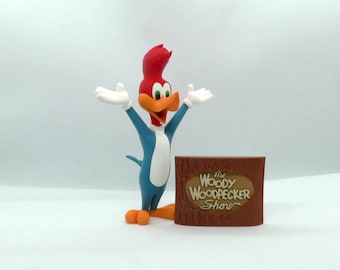 Woody Woodpecker 3D Figure STL File - Classic Multicolored Design