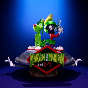 ワーナーブラザーズ　マービンフィギュア2体SET MARVIN THE MARTIAN – ROBOTROBOT