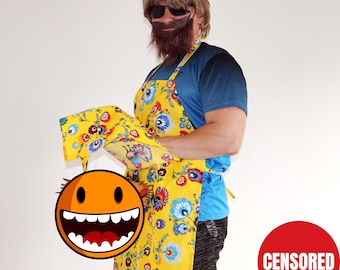 Funny Grill Master Apron: Adult Humor Cooking Gift