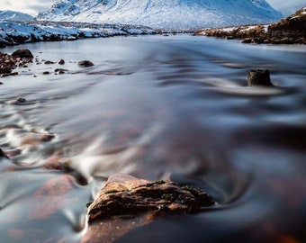 Buachaille Etive Mòr, Glencoe - Scotland-Fine art print photo signed, A4, A3, A2 or A1 sizes, unframed - Free UK Delivery