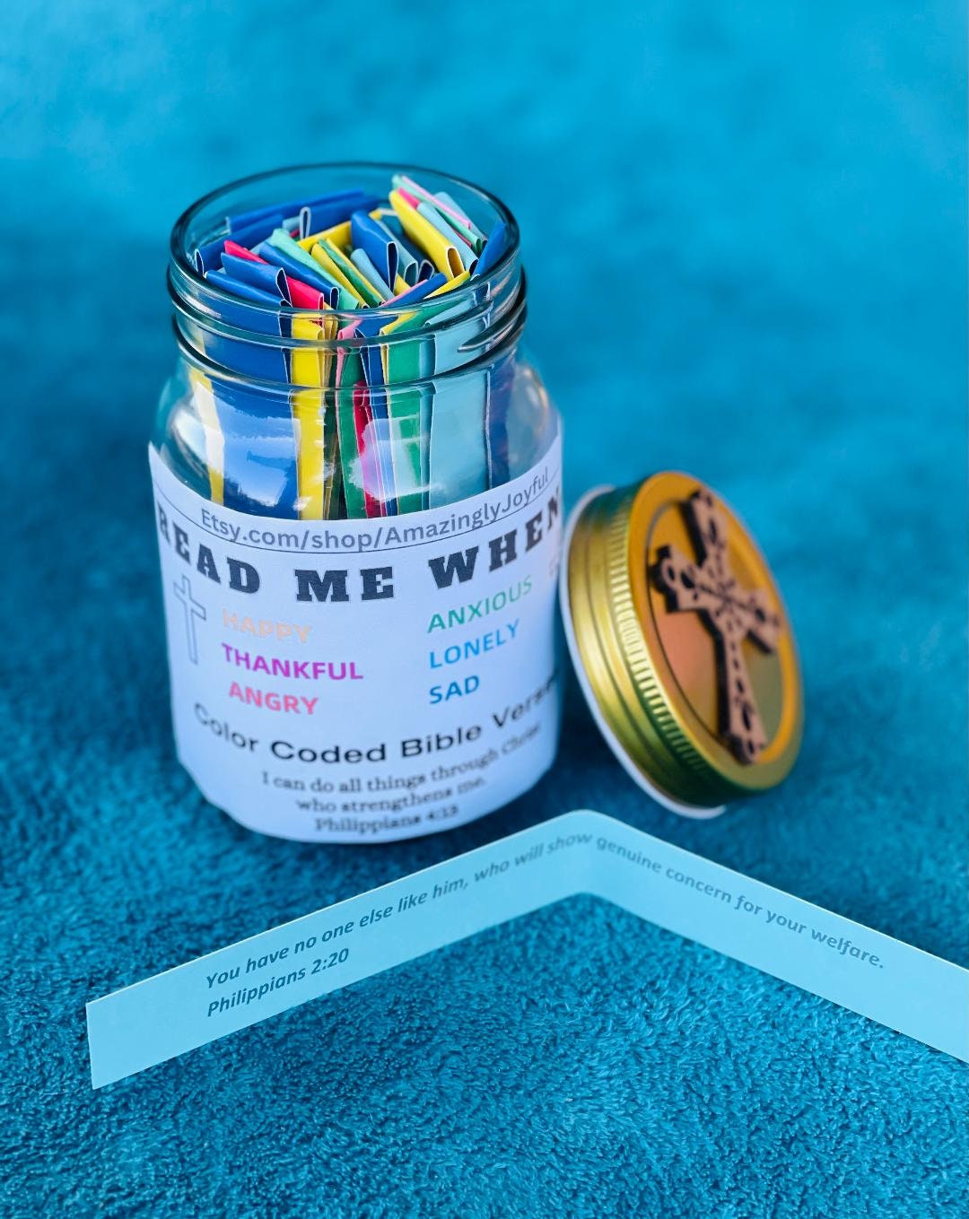 READ ME WHEN Jar Bible Verses for Emotions and Feelings, Scripture