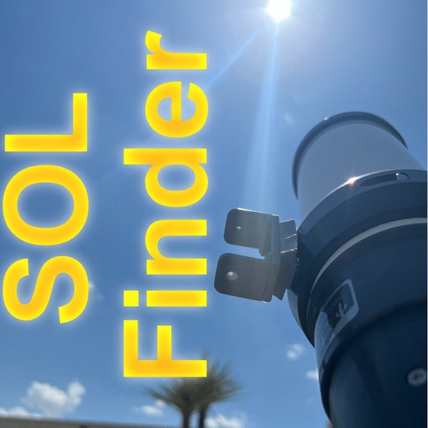 Easy Sol Sun View Finder for Telescope/Camera Great for Eclipses!