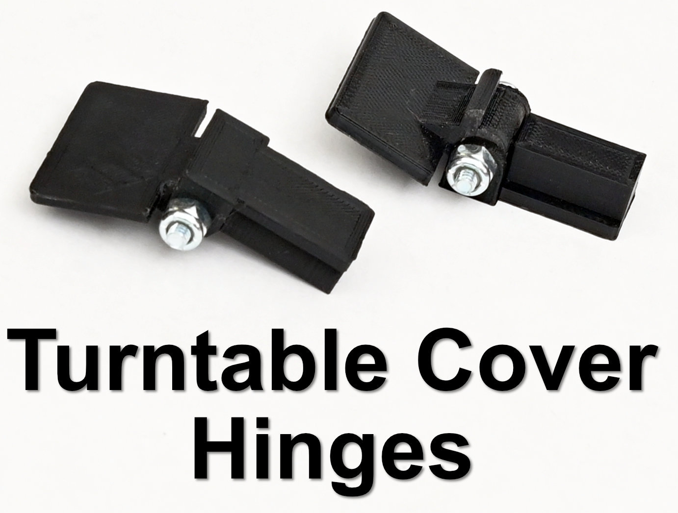 Turntable Dust Cover Replacement Hinge Set