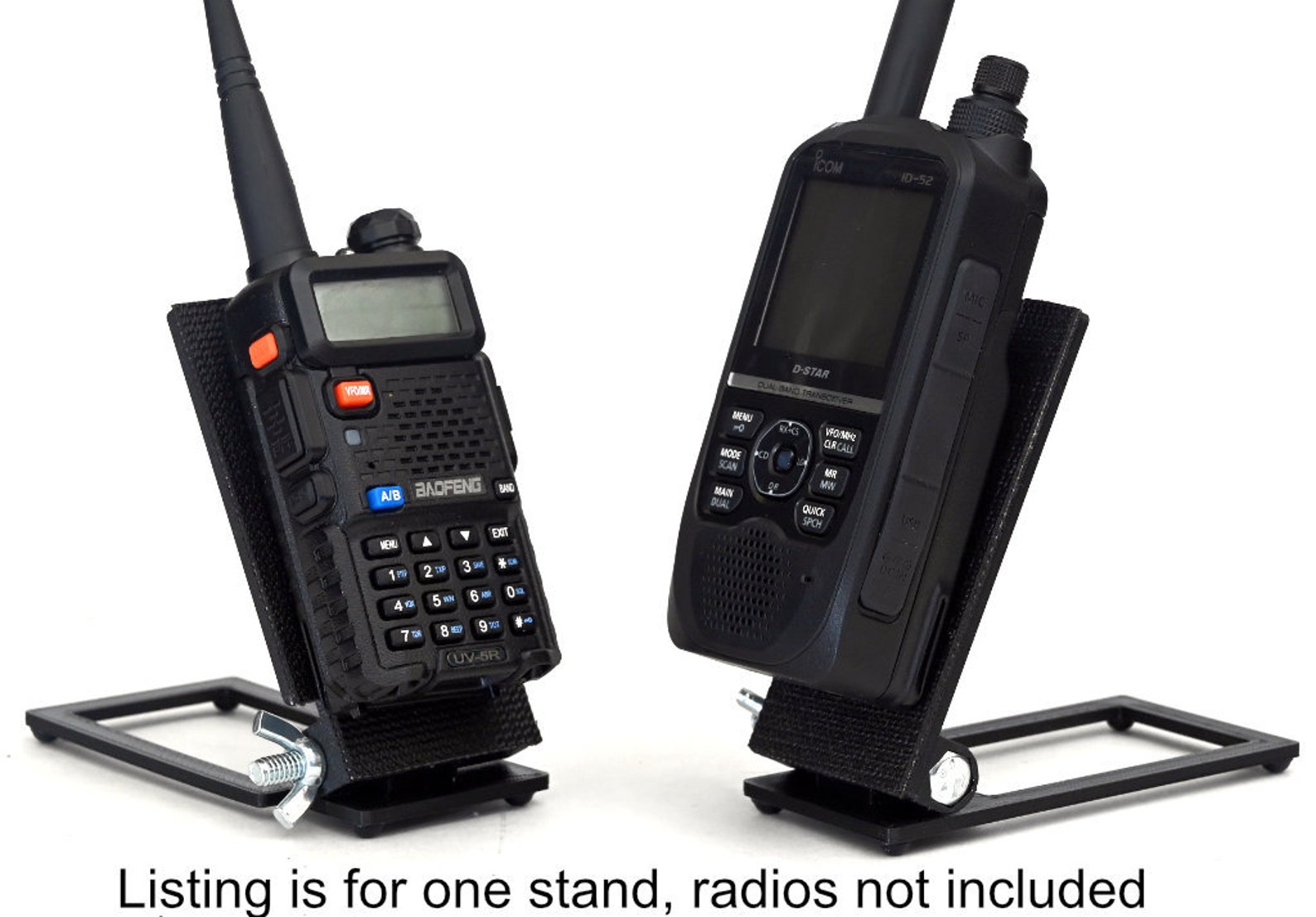 Radio Stand Lite, the Ultimate Handheld Radio Stand Custom 3D Printed