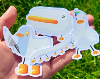 Paddel-Ente-Aufkleber! | Wasserdichtes Aufkleber-Set