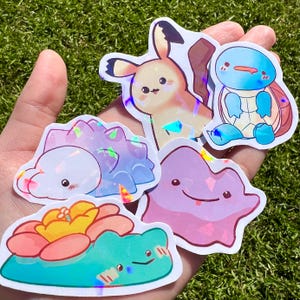 POKÉ-STICKERS !  | Ensemble d'autocollants résistants aux intempéries