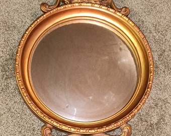 Vintage Durwood mirror | wall hanging mirror by John Walter & Sons | Kitchener Canada | home decor  |gift