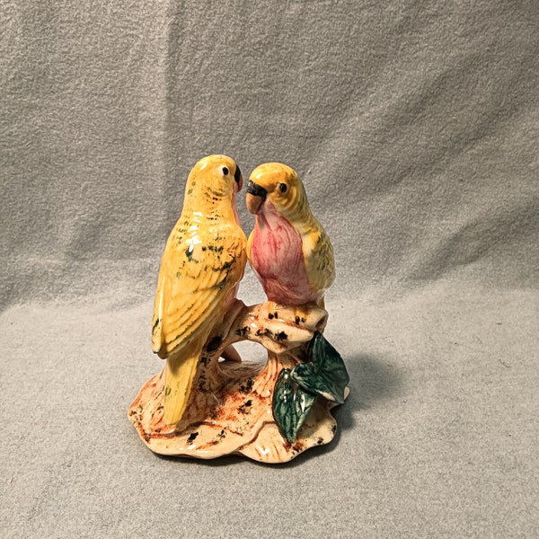 Vintage Stangl art pottery double love bird | collectible | decorative | gift