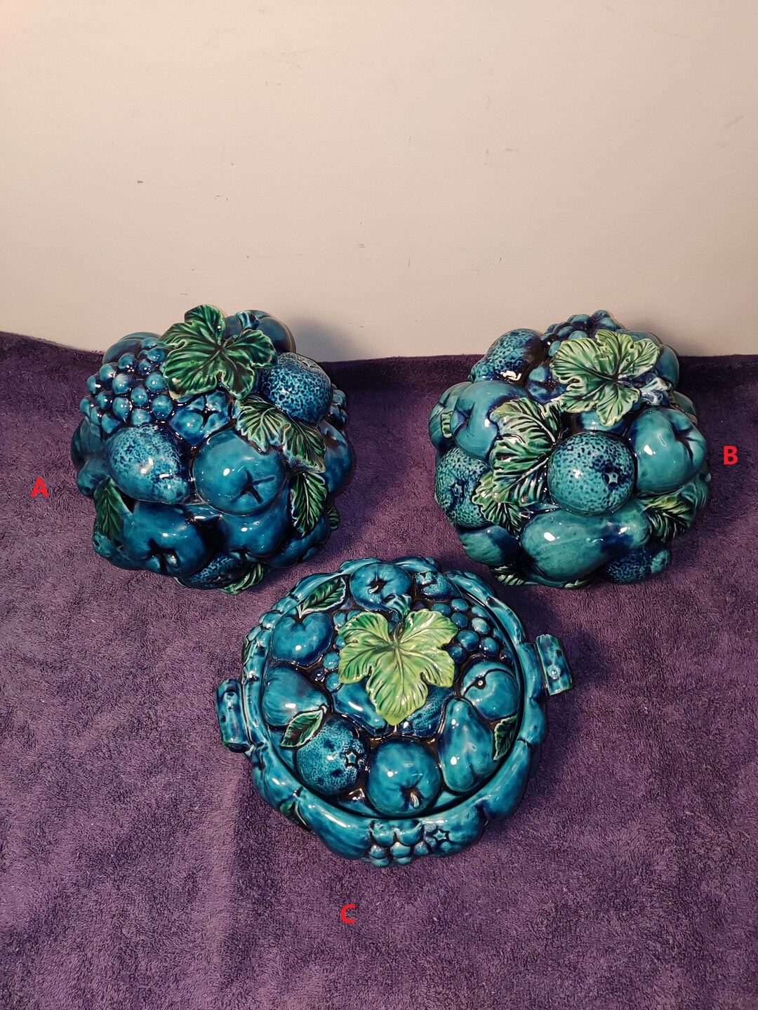 Vintage Ceramic Tableware A Set of Japanese Ceramic Canisters Japanese