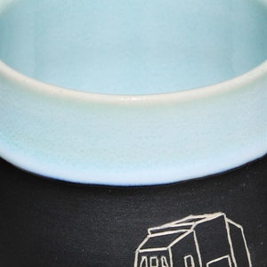 Pre-Order: Handmade Carved Ceramic Mug Hoth AT-AT Star Wars Wheel Thrown Stoneware Sgraffito 1 Mug image 6