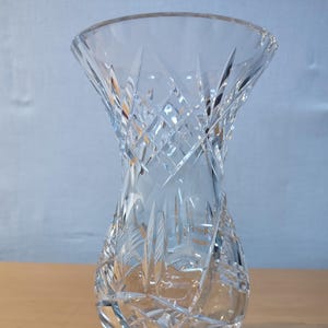 lead crystal vase