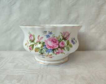 Royal Albert Zuckertopf "Moosrose", vintage