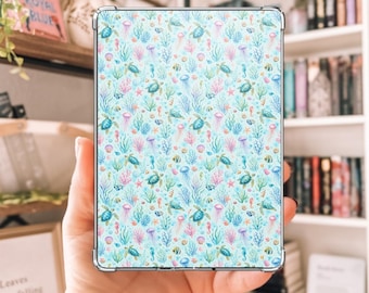 Ocean Sea Turtle Cardstock Insert for Kindle Paperwhite, Beach E-Reader Decor