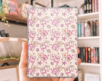 Summer Polaroid Kindle Insert, Cardstock E-Reader Decor (Paperwhite, Kobo)