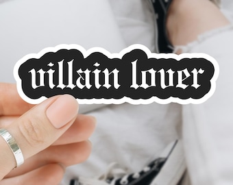 Pegatina de amante de los villanos: pegatina de romance oscuro y obsceno literario