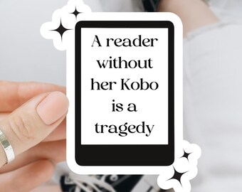 Adesivo per lettore Kobo: regalo per gli amanti dei libri, adesivo impermeabile