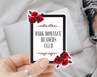 Dark Romance Readers Club Sticker - Waterproof Laptop Kindle Decal