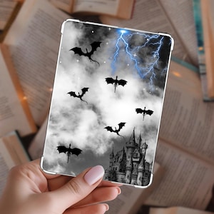Fantasy Dragon Kindle Insert – Laminated Cardstock – Glossy or Glitter – Kindle Accessory – Gift for Book Lovers