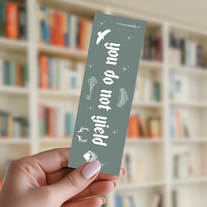 Throne of Glass Bookmark You Do Not Yield Design | Laminated One Sided 2”x6” Bookmark | TOG Merch | Bookish Gift