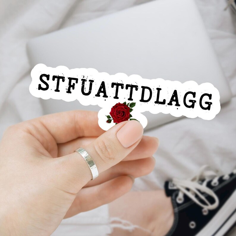 Stfuattdlagg bookish smut sticker book lover sticker gift