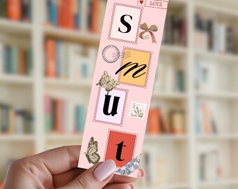 Smut Bookmark | Laminated One Sided Bookmark for Romance & Spice Readers | Book Lover Gift