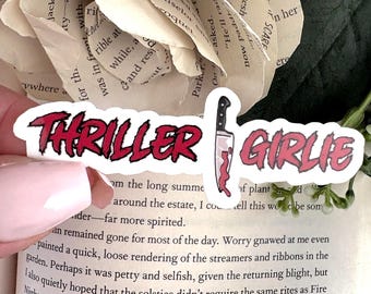 Thriller Girlie-klistermärke: Vattentät present till bokälskare