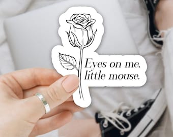 Little Mouse Sticker, Bookish Sticker, Reading Sticker, Haunting Adeline, Book Lover Sticker, OFFICALLY LICENSED