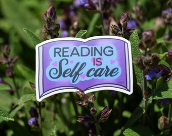 Reading is Self Care Vinyl Sticker